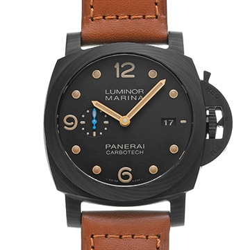 パネライ ルミノールマリーナ 1950 カーボテック 3デイズ オートマティック PAM00661 ブラック メンズ 時計 【中古】【wristwatch】