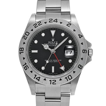ロレックス エクスプローラーII 16570 ブラック メンズ 時計 【中古】【wristwatch】