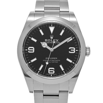 ロレックス エクスプローラー 214270 ブラック メンズ 時計 【中古】【wristwatch】