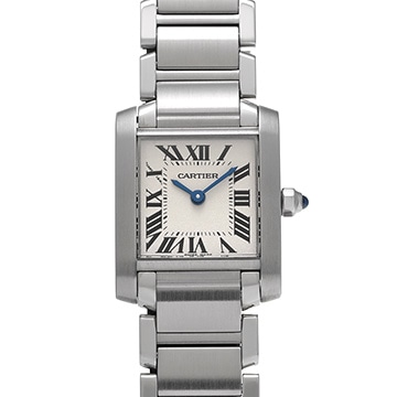 カルティエ タンクフランセーズ SM　 W51008Q3 シルバー レディース 時計 【中古】【wristwatch】