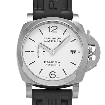パネライ ルミノールマリーナ クアランタ PAM01271 ホワイト メンズ 時計 【中古】【wristwatch】
