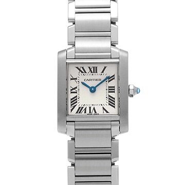 カルティエ タンクフランセーズ SM　 W51008Q3 シルバー レディース 時計 【中古】【wristwatch】