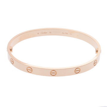 カルティエ ラブブレスレット #19 新型 ゴールド K18イエローゴールド YG レディース ジュエリー 【中古】【jewelry】
