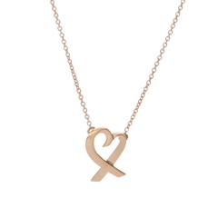 ティファニー ラビングハートネックレス ゴールド K18イエローゴールド YG レディース ジュエリー 【中古】【jewelry】