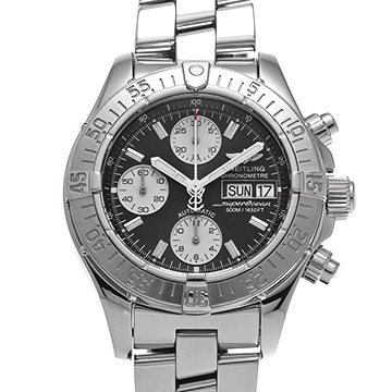ブライトリング クロノ スーパーオーシャン A111B83PRS ブラック/シルバー メンズ 時計 【中古】【wristwatch】