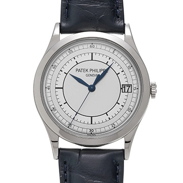パテック フィリップ カラトラバ 5296G-001 シルバー メンズ 時計 【中古】【wristwatch】