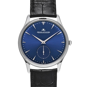 ジャガー ルクルト マスター グランド ウルトラスリム スモールセコンド Q1358480 ブルー メンズ 時計 【中古】【wristwatch】