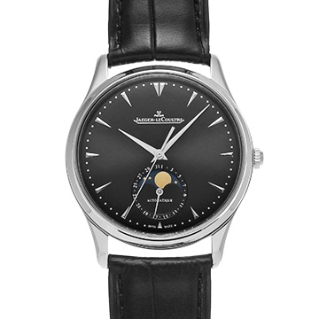 ジャガー ルクルト マスター ウルトラスリム ムーン39 Q1368470 ブラック メンズ 時計 【中古】【wristwatch】