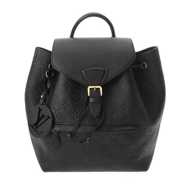 ルイ ヴィトン モノグラムアンプラント モンスリ PM ノワール M45205 レザー レディース バッグ 【中古】【bag】