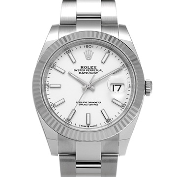 ロレックス デイトジャスト 41 126334 ホワイト メンズ 時計 【新品】【wristwatch】
