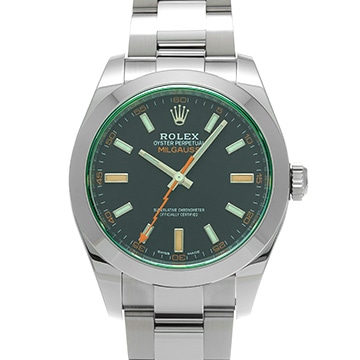 ロレックス ミルガウス 116400GV インテンスブラック メンズ 時計 【中古】【wristwatch】