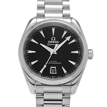 オメガ シーマスター アクアテラ 220.10.38.20.01.004 ブラック メンズ 時計 【中古】【wristwatch】