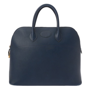エルメス ボリード 45 ブルー アルデンヌ レディース バッグ 【中古】【bag】
