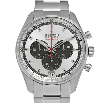 ゼニス エル・プリメロ ストライキング 10th ジャン・ルイ・エティエンヌ 03.2043.4052/01.M2040 シルバー/ブラック メンズ 時計 【中古】【wristwatch】