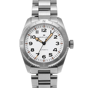 ハミルトン カーキ フィールド H70225110 ホワイト メンズ 時計 【中古】【wristwatch】