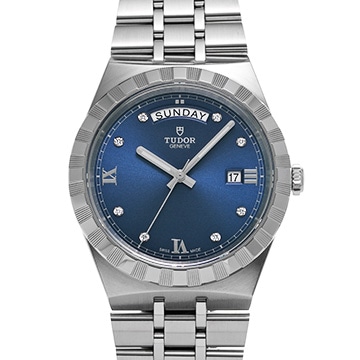 チューダー / チュードル ロイヤル 28600 ブルー/ダイヤモンド メンズ 時計 【中古】【wristwatch】