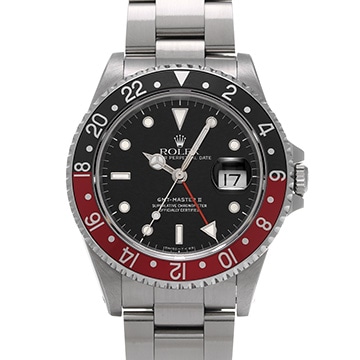 ロレックス GMTマスターII 16710 ブラック メンズ 時計 【中古】【wristwatch】