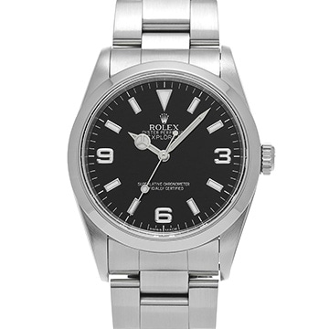 ロレックス エクスプローラー 14270 ブラック メンズ 時計 【中古】【wristwatch】