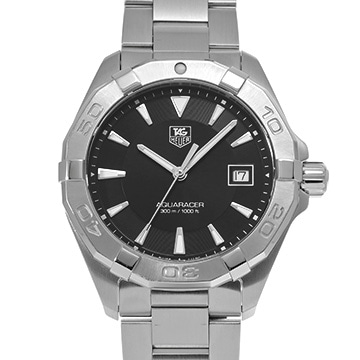 タグ ホイヤー アクアレーサー クォーツ WAY1110.BA0928 ブラック メンズ 時計 【中古】【wristwatch】