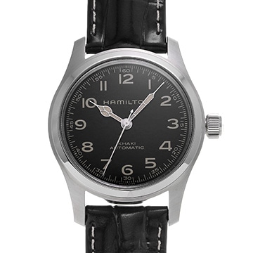 ハミルトン カーキ フィールド マーフ オート H70605731 ブラック メンズ 時計 【中古】【wristwatch】