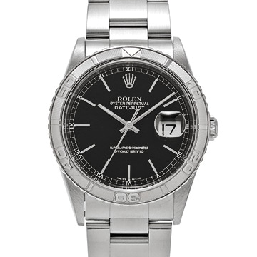 ロレックス デイトジャスト サンダーバード 16264 ブラック メンズ 時計 【中古】【wristwatch】