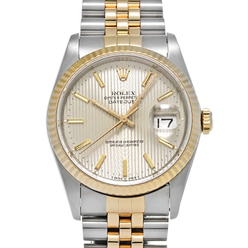 ロレックス デイトジャスト 16233 シルバー メンズ 時計 【中古】【wristwatch】