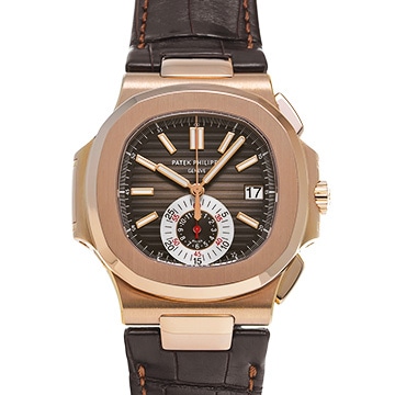 パテック フィリップ ノーチラス クロノグラフ 5980R-001 ブラック・ブラウン メンズ 時計 【中古】【wristwatch】