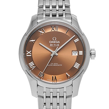 オメガ デ・ヴィル アワービジョン 433.10.41.21.10.001 ブラウン メンズ 時計 【新品】【wristwatch】