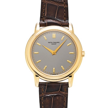 パテック フィリップ カラトラバ 5032J グレー メンズ 時計 【中古】【wristwatch】