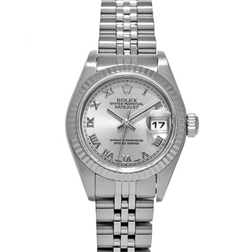 ロレックス デイトジャスト 79174 グレー レディース 時計 【中古】【wristwatch】