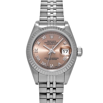 ロレックス デイトジャスト 79174 ピンク レディース 時計 【中古】【wristwatch】