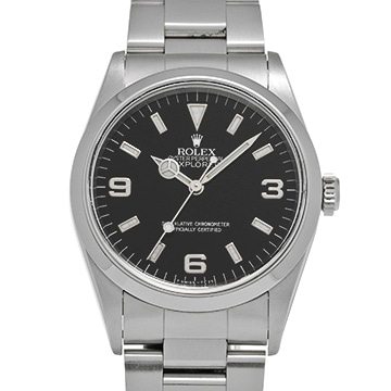 ロレックス エクスプローラー 14270 ブラック メンズ 時計 【中古】【wristwatch】