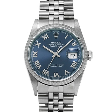 ロレックス デイトジャスト 16220 シルバー メンズ 時計 【中古】【wristwatch】