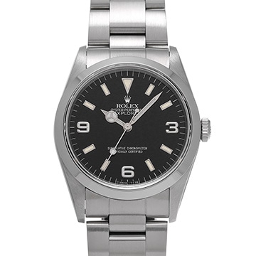 ロレックス エクスプローラー 14270 ブラック メンズ 時計 【中古】【wristwatch】