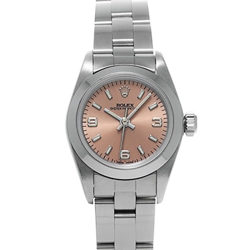 ロレックス オイスターパーペチュアル 67180 ピンク レディース 時計 【中古】【wristwatch】