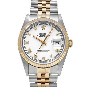 ロレックス デイトジャスト 16233 ホワイト メンズ 時計 【中古】【wristwatch】