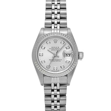 ロレックス デイトジャスト 79174G シルバー/ダイヤモンド レディース 時計 【中古】【wristwatch】