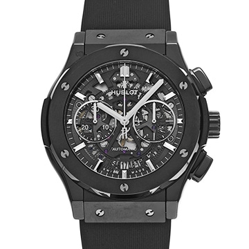 ウブロ クラシックフュージョン アエロフュージョン ブラックマジック 525.CM.0170.RX スケルトン メンズ 時計 【中古】【wristwatch】