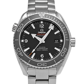 オメガ シーマスター プラネットオーシャン 600 コーアクシャル 232.30.46.21.01.001 ブラック メンズ 時計 【中古】【wristwatch】