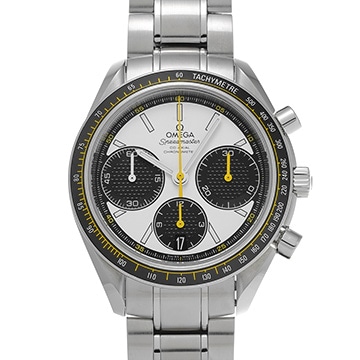 オメガ スピードマスター レーシング コーアクシャル 326.30.40.50.04.001 ホワイト/ブラック メンズ 時計 【中古】【wristwatch】