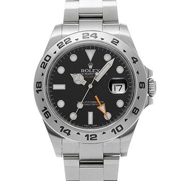 ロレックス エクスプローラーII 216570 ブラック メンズ 時計 【中古】【wristwatch】