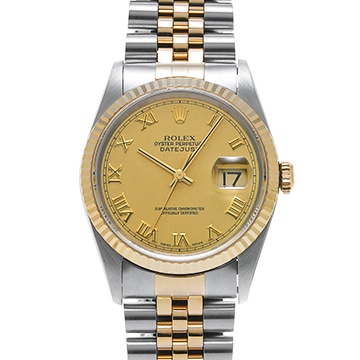 ロレックス デイトジャスト 16233 シャンパン メンズ 時計 【中古】【wristwatch】