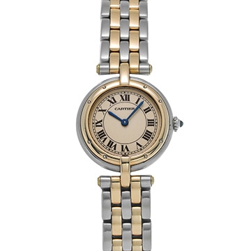 カルティエ パンテール ヴァンドーム SM W25030B6 アイボリー ユニセックス 時計 【中古】【wristwatch】