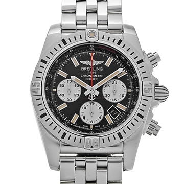 ブライトリング クロノマット 44 エアボーン 30周年 AB01154G/BD13 ブラック/シルバー メンズ 時計 【中古】【wristwatch】