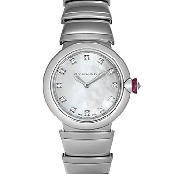 ブルガリ ルチュア LU28S シルバー レディース 時計 【中古】【wristwatch】
