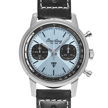 ブライトリング トップタイム トライアンフ A23311121C1X1 アイスブルー/ブラック メンズ 時計 【中古】【wristwatch】