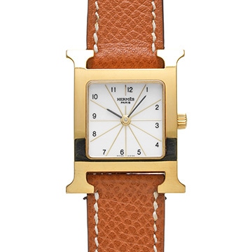 エルメス Hウォッチ HH1.201.130 ホワイト レディース 時計 【中古】【wristwatch】