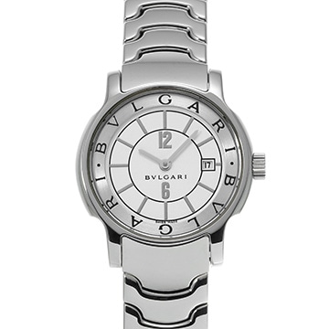 ブルガリ ソロテンポ ST29S ホワイト レディース 時計 【中古】【wristwatch】