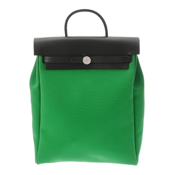 エルメス エールバッグ アドPM バンブー/ヴェールマキ ヴァッシュハンター/トワルオフィシエ ユニセックス バッグ 【中古】【bag】