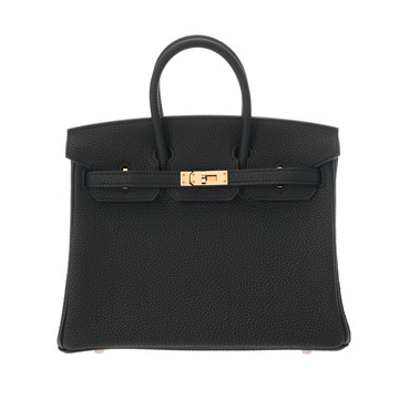 エルメス バーキン 25 ブラック トゴ レディース バッグ 【中古】【bag】